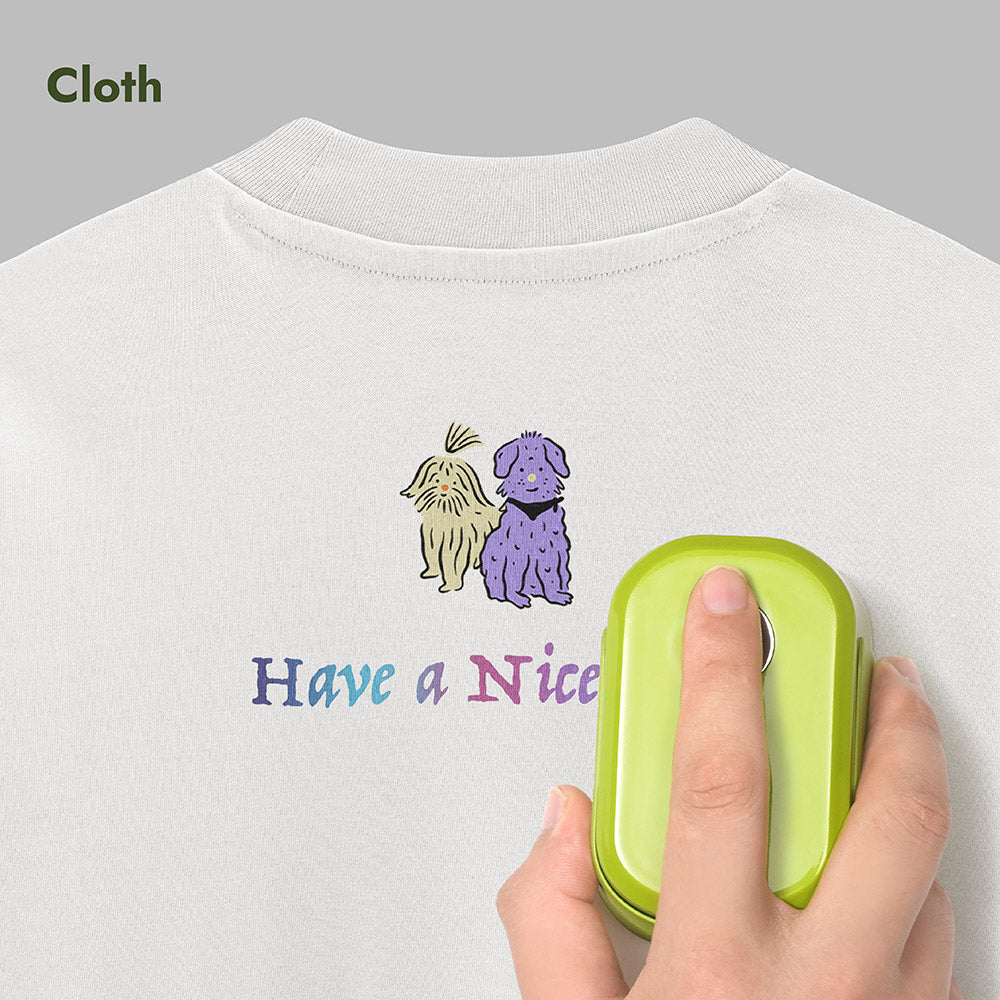 Fabric-safe printing with iKoffy EdiBot – apply edible ink to shirts or cloth for temporary designs or branding