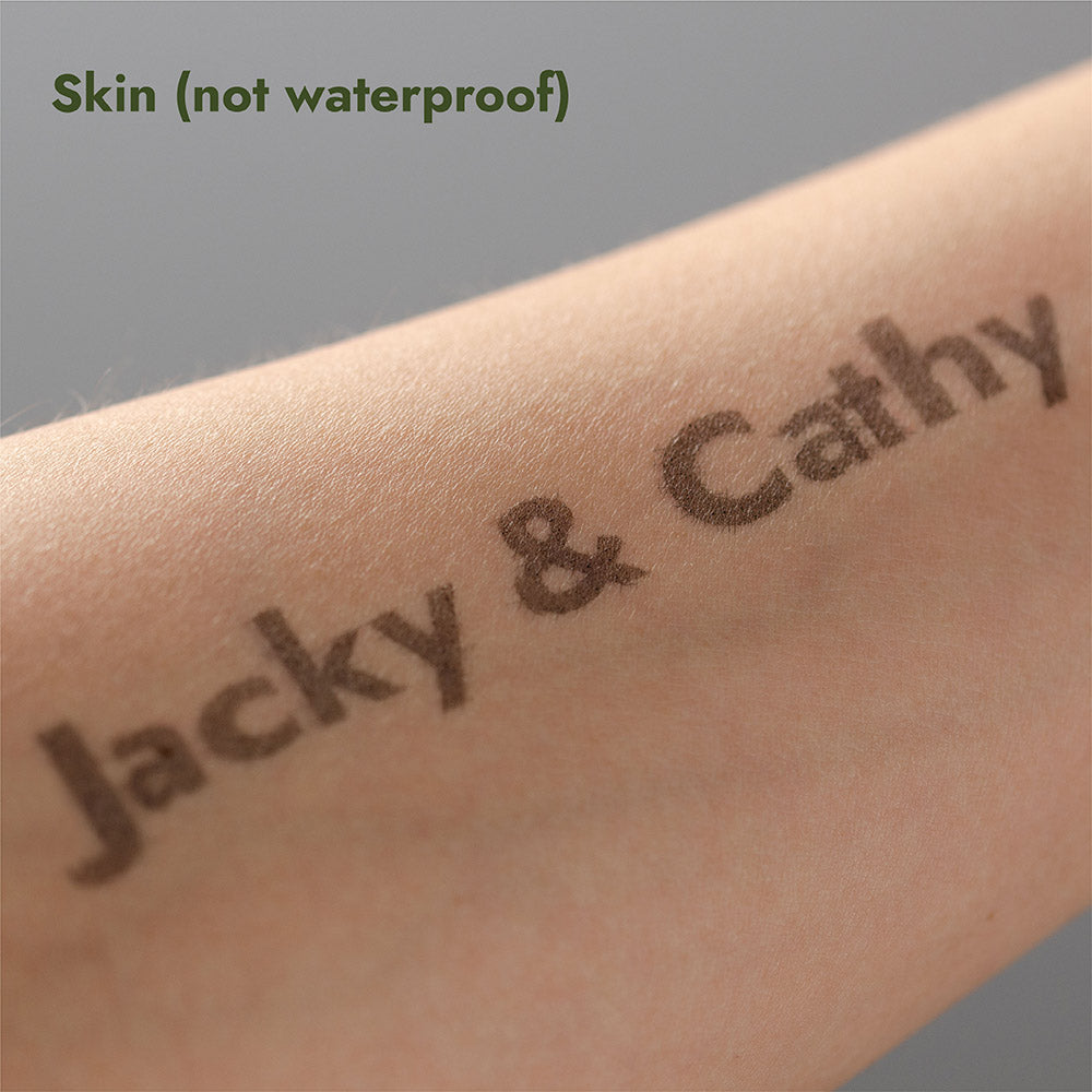 Safe edible ink printing on skin with iKoffy EdiBot – create temporary designs for fun, parties, or personalization.