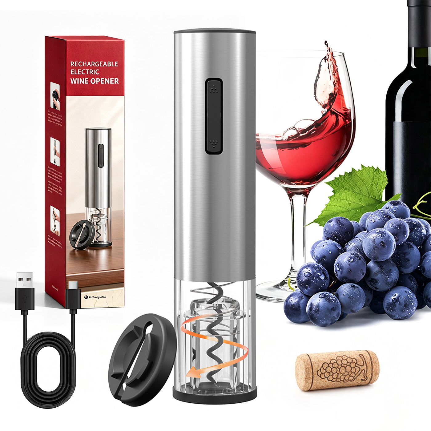 AutoPop Rechargeable Electric Wine Opener