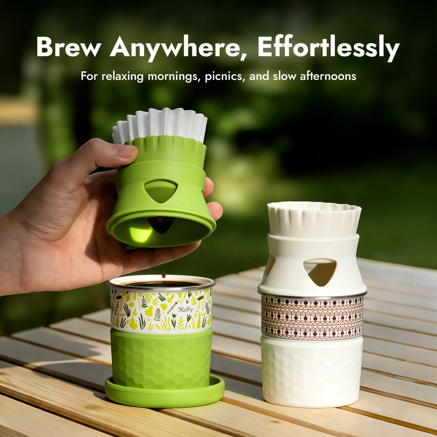 iKoffy Pocket Pour-Over Cup Set