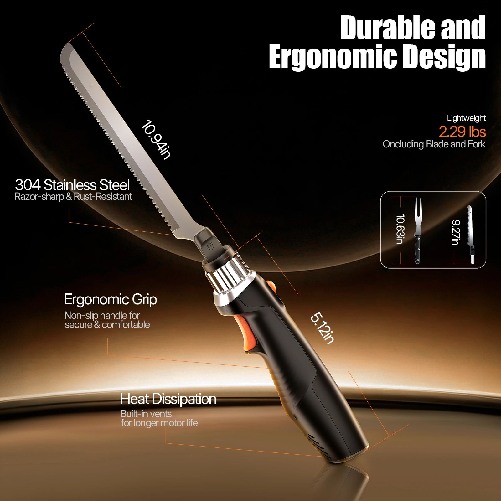 iKoffy SliceMaster X High-Power Cordless Electric Knife