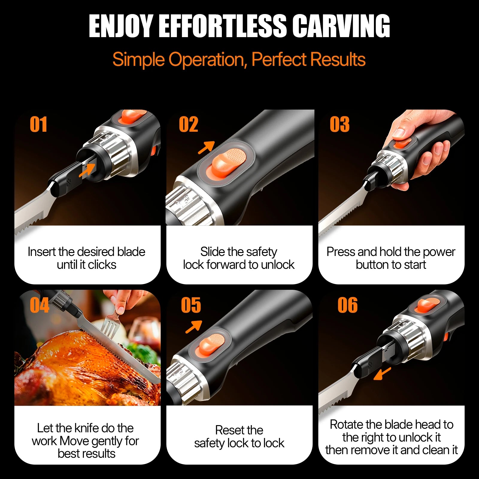 iKoffy SliceMaster X High-Power Cordless Electric Knife