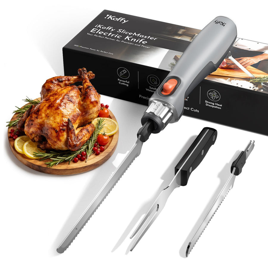 iKoffy SliceMaster X High - Power Cordless Electric Knife