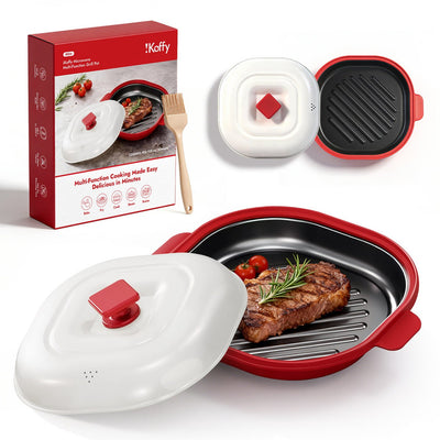 iKoffy Microwave Multi - Function Grill Pot
