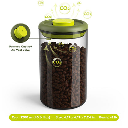 iKoffy FreshGuard Coffee Canister Pro