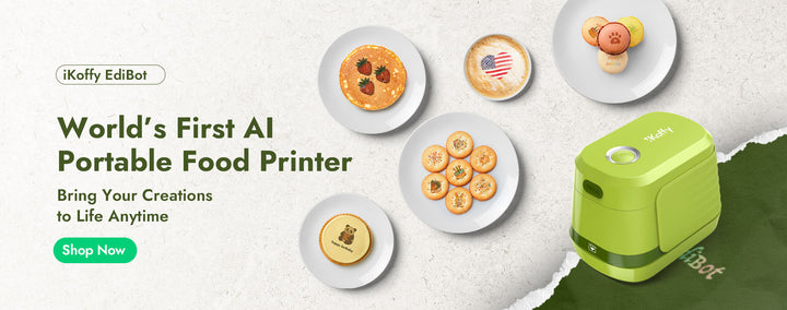 EdiBot with colorful printed food creations