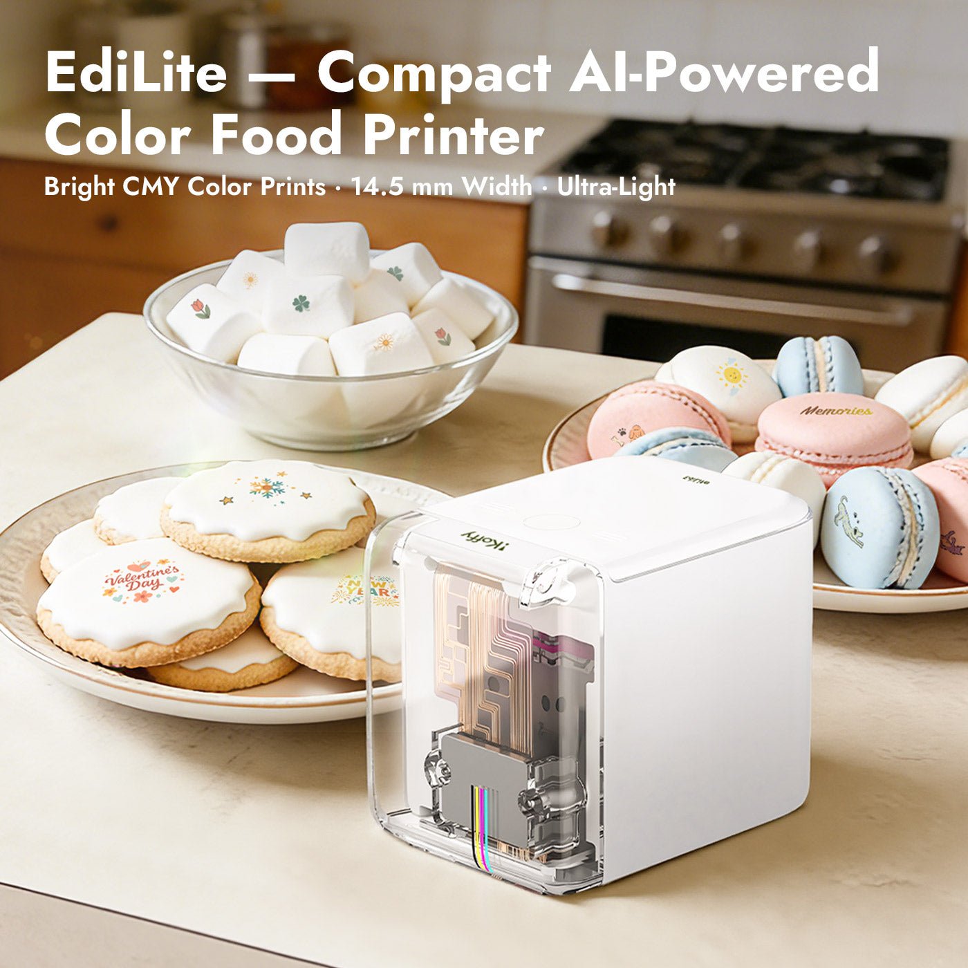 EdiLite — The Compact AI-Powered Portable Color Food Printer