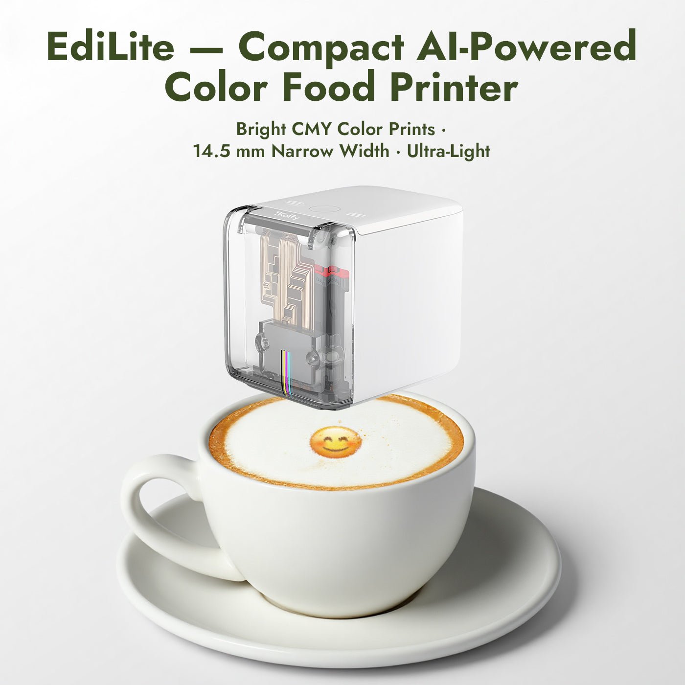 EdiLite — The Compact AI-Powered Portable Color Food Printer