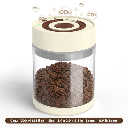 iKoffy FreshLock Electric Vacuum Canister