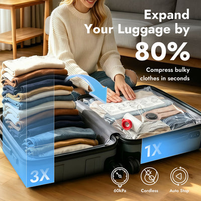 iKoffy Portable Travel Vacuum Pump