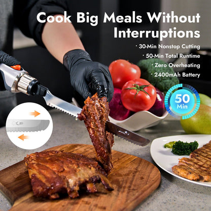 iKoffy SliceMaster X High-Power Cordless Electric Knife