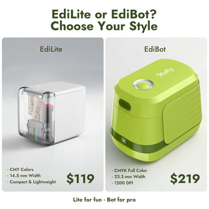 EdiLite — The Compact AI-Powered Portable Color Food Printer