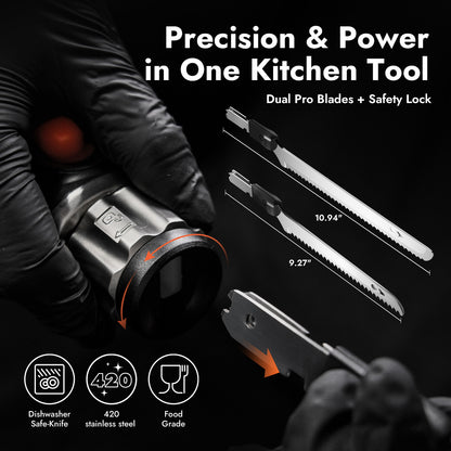 iKoffy SliceMaster X High-Power Cordless Electric Knife