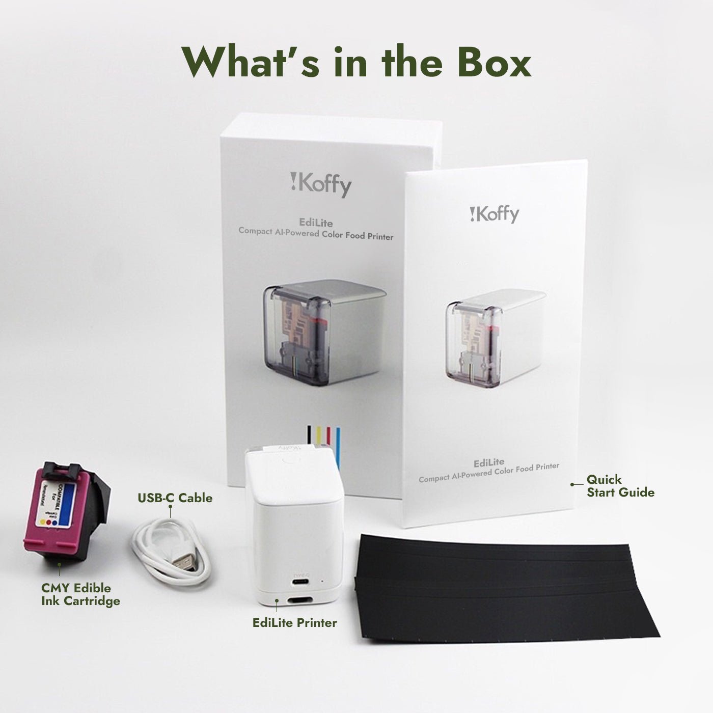 EdiLite — The Compact AI-Powered Portable Color Food Printer