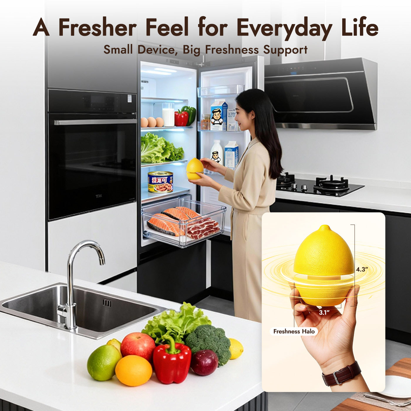 iKoffy FreshGuard Fridge Deodorizer
