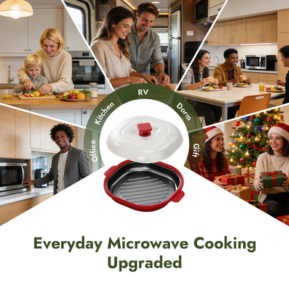 iKoffy Microwave Multi-Function Grill Pot