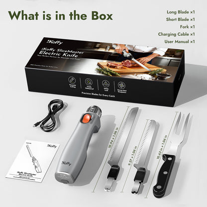 iKoffy SliceMaster X High-Power Cordless Electric Knife