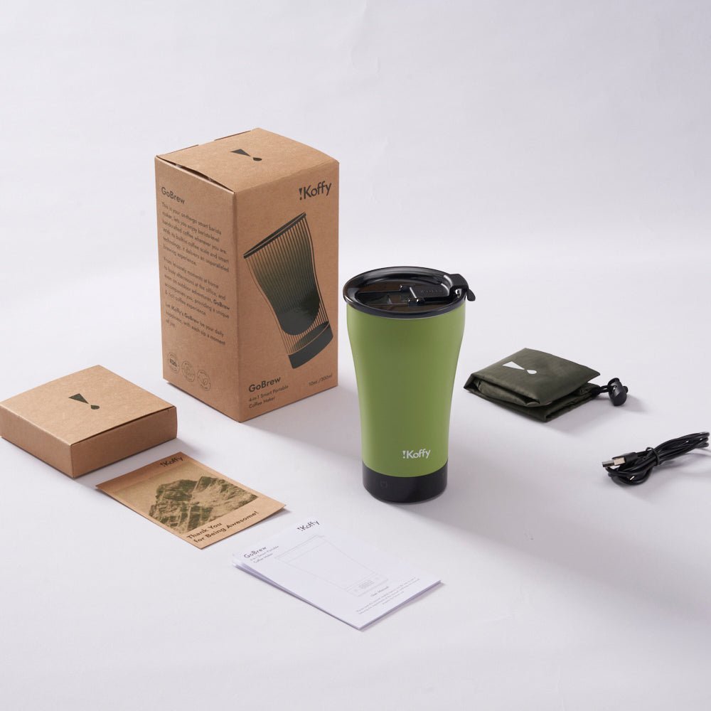 iKoffy GoBrew：World‘s 1st 4-IN-1 Portable Smart Coffee Maker