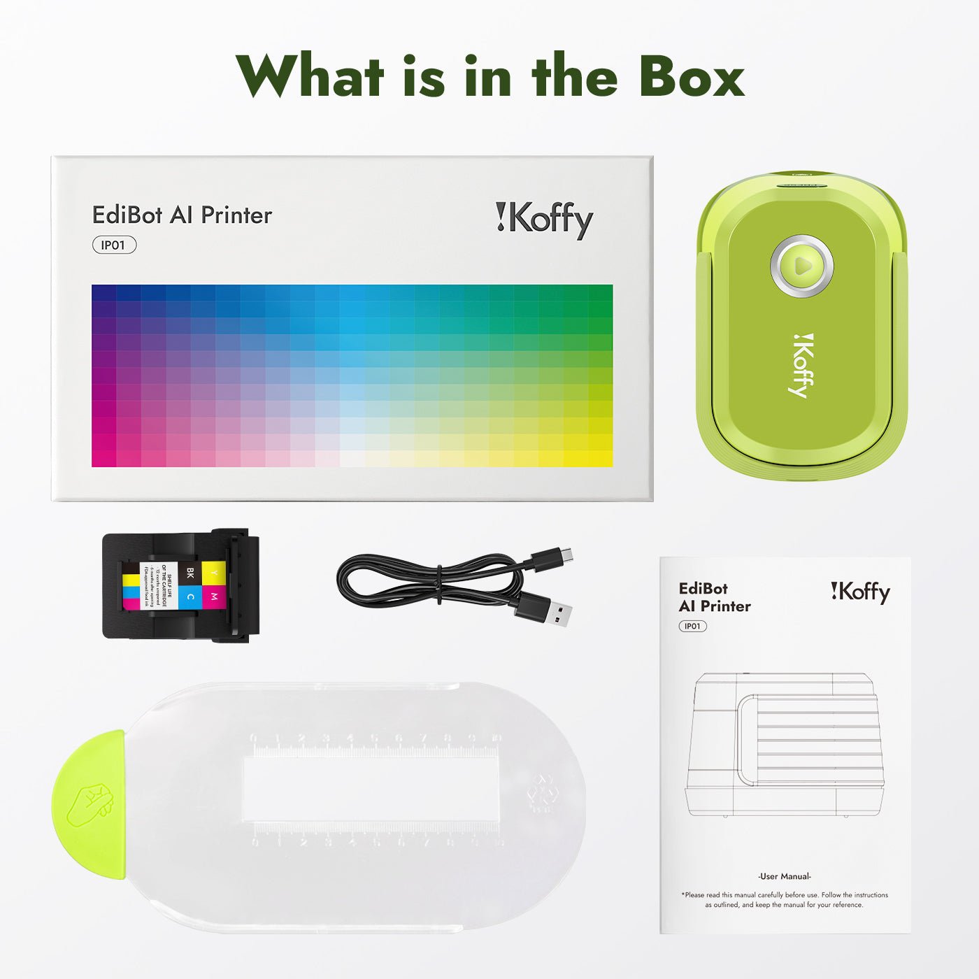 iKoffy EdiBot: the First AI-Powered Portable Full-Color Food Printer