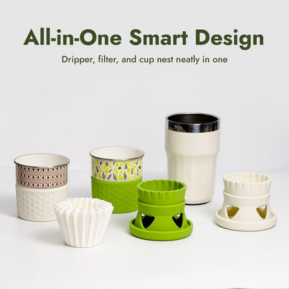 iKoffy Pocket Pour-Over Cup Set