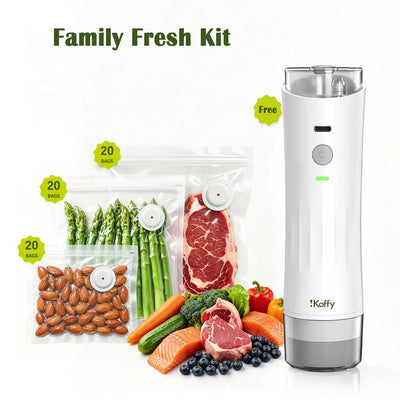 iKoffy HydroSeal Wet & Dry Food Vacuum System