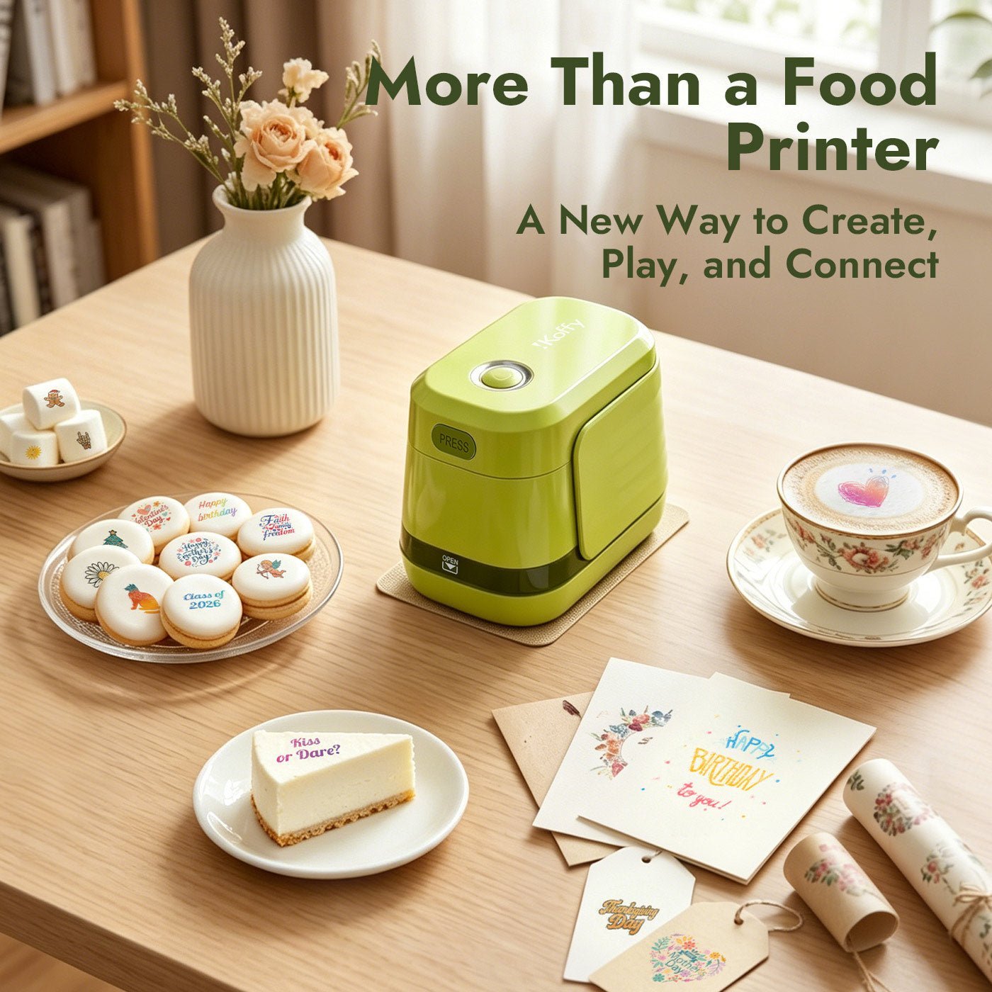 iKoffy EdiBot: the First AI-Powered Portable Full-Color Food Printer