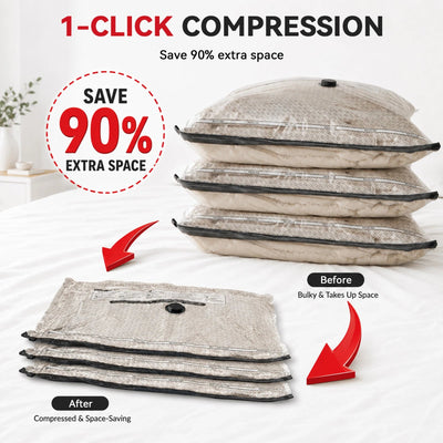 Ikoffy VacGo Travel Vacuum Storage Bag Kit